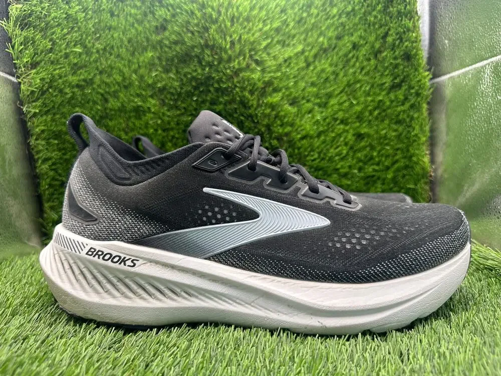 Brooks Glycerin GTS 23 1105031D090 Athletic Sneaker Mens 11.5D Black Knit Sports